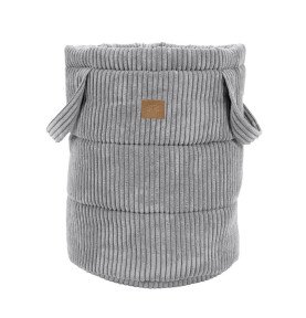 Krepšys žaislams, pilka