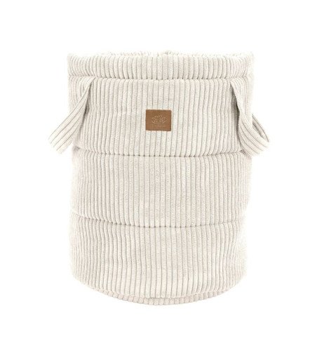 Krepšys žaislams, šviesi kreminė