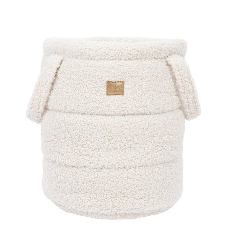 Krepšys žaislams Bearly, šviesi kreminė