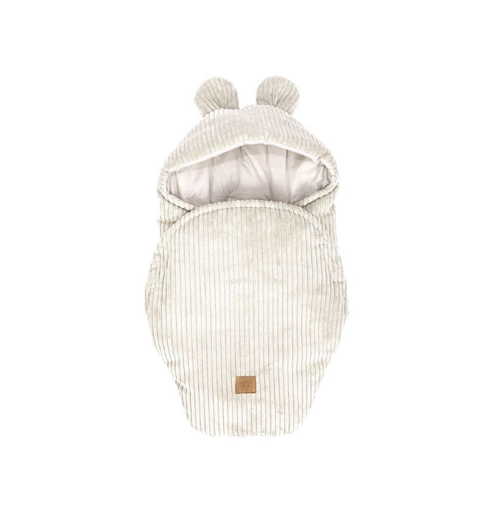 Miegmaišis su ausytėmis, kreminė šviesi