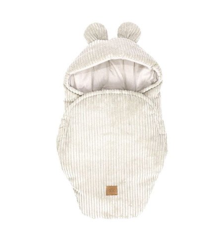 Miegmaišis su ausytėmis, kreminė šviesi