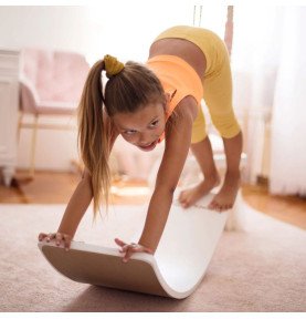 Medinė balanso lenta 80x30 cm, natūrali