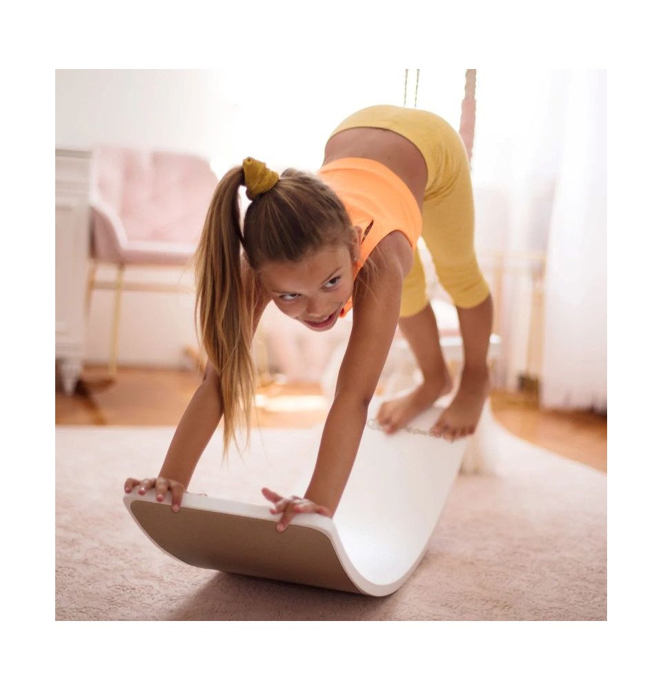 Medinė balanso lenta 80x30 cm, natūrali