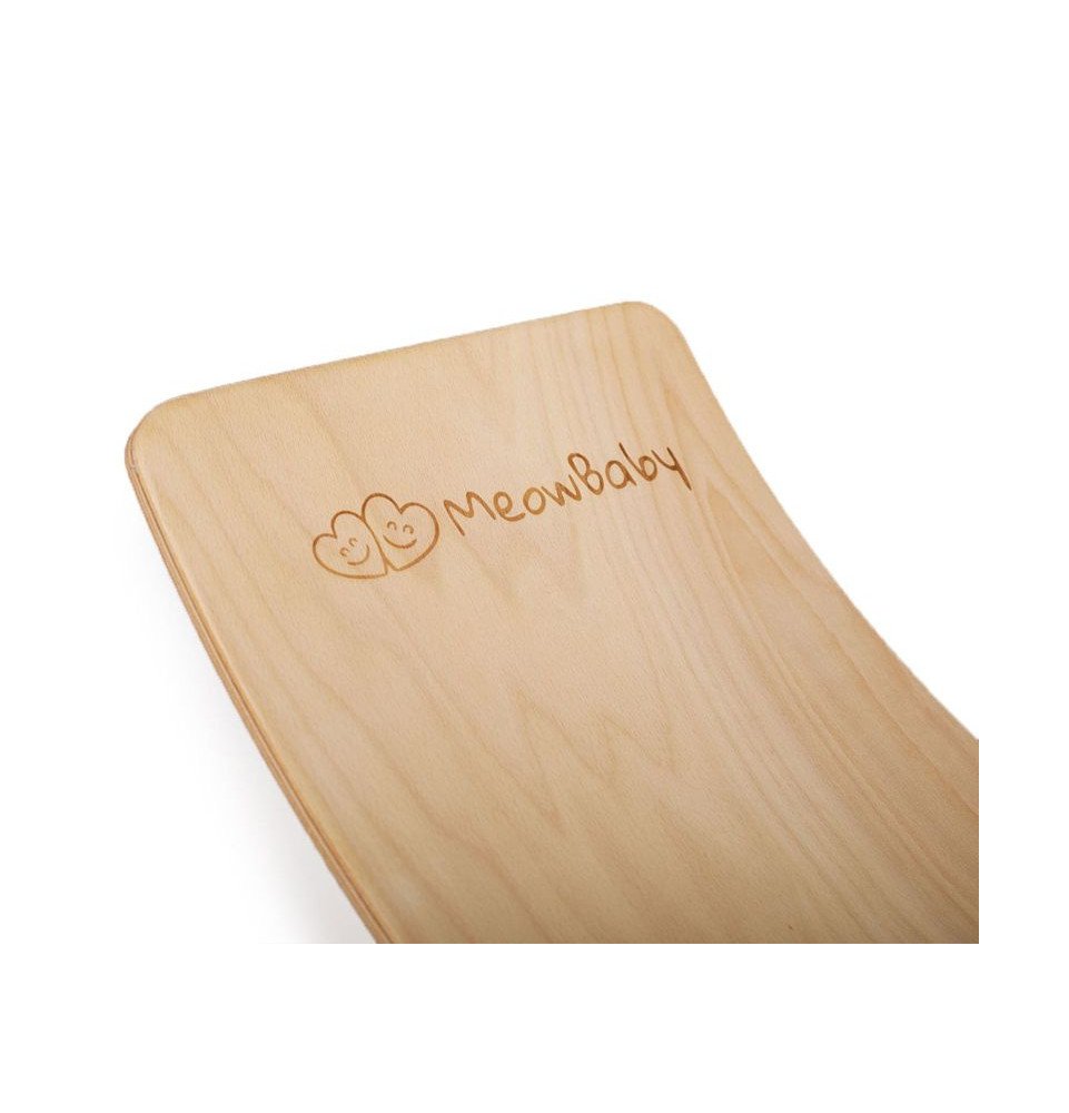 Medinė balanso lenta 80x30 cm, natūrali