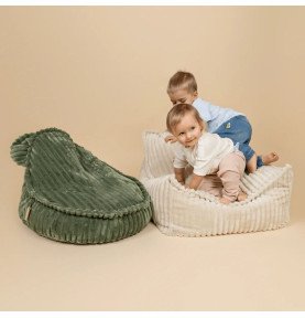 Sėdmaišis Teddy, žalia