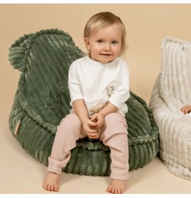 Sėdmaišis Teddy, žalia