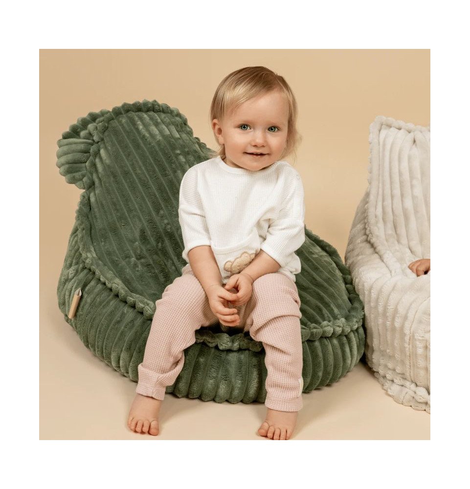 Sėdmaišis Teddy, žalia