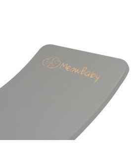 Medinė balansinė lenta su margai pilku veltiniu – pilka, 80x30 cm