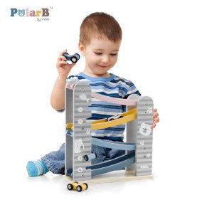 Žaislinių medinių mašinėlių trasa Viga