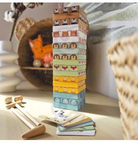 Arkadinis žaidimas DREBANTIS BOKŠTAS, gyvūnai, 82 vnt.