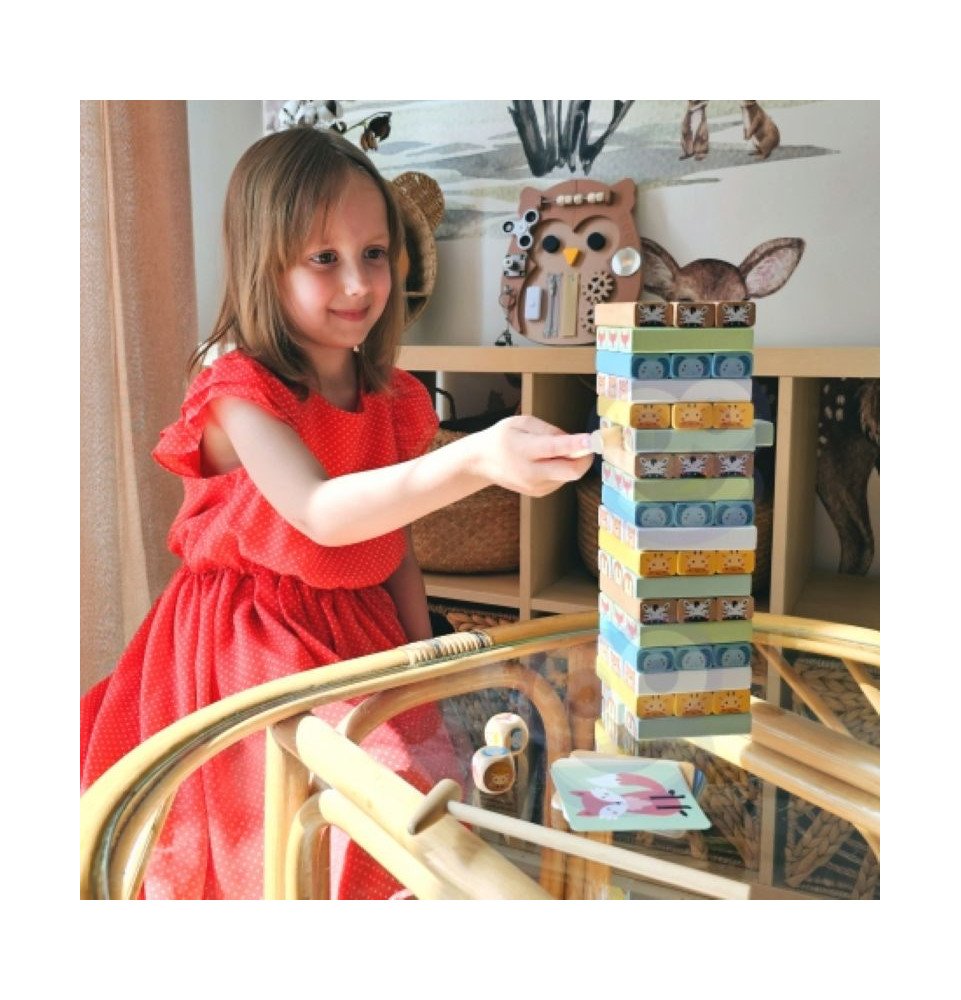 Arkadinis žaidimas DREBANTIS BOKŠTAS, gyvūnai, 82 vnt.