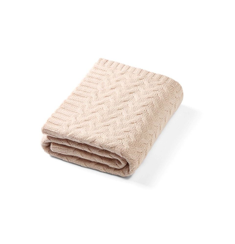 Merino vilnos pledas BabyOno, kreminis