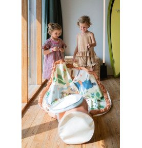 PLAY&GO SOO 2in1 krepšys ir žaidimų kilimėlis GYVŪNAI