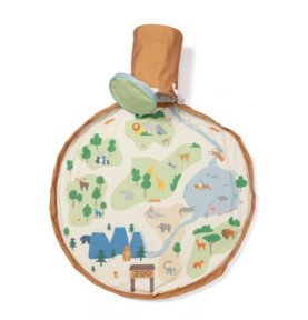 PLAY&GO SOO 2in1 krepšys ir žaidimų kilimėlis GYVŪNAI