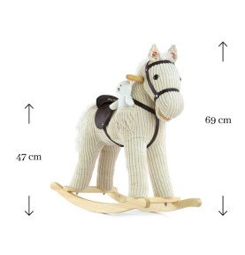 MILLY MALLY Pony Luna pliušinis supamas arkliukas