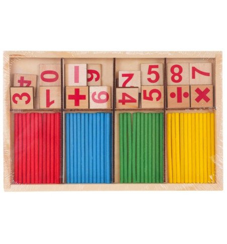 Medinis skaičiavimo žaidimas su pagaliukais