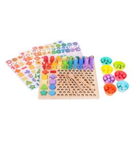 Medinis žaidimas mokytis pažinti formas, skaičius ir spalvas