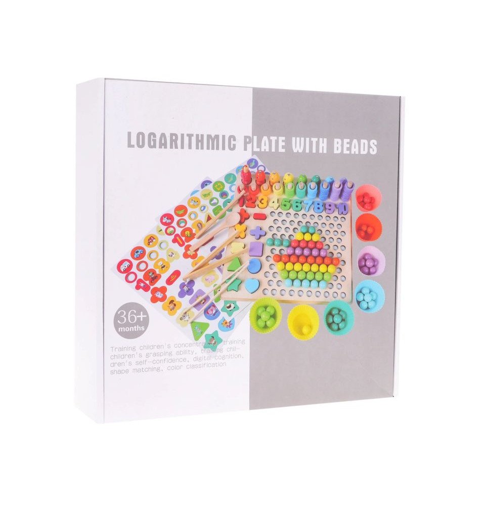 Medinis žaidimas mokytis pažinti formas, skaičius ir spalvas