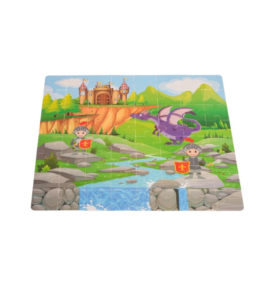 Medinis konstruktorius „Pilies Riteriai“ (66 vnt.) – su dėlione ir žaidimu