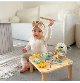 Medinis mokomasis stalas 5in1