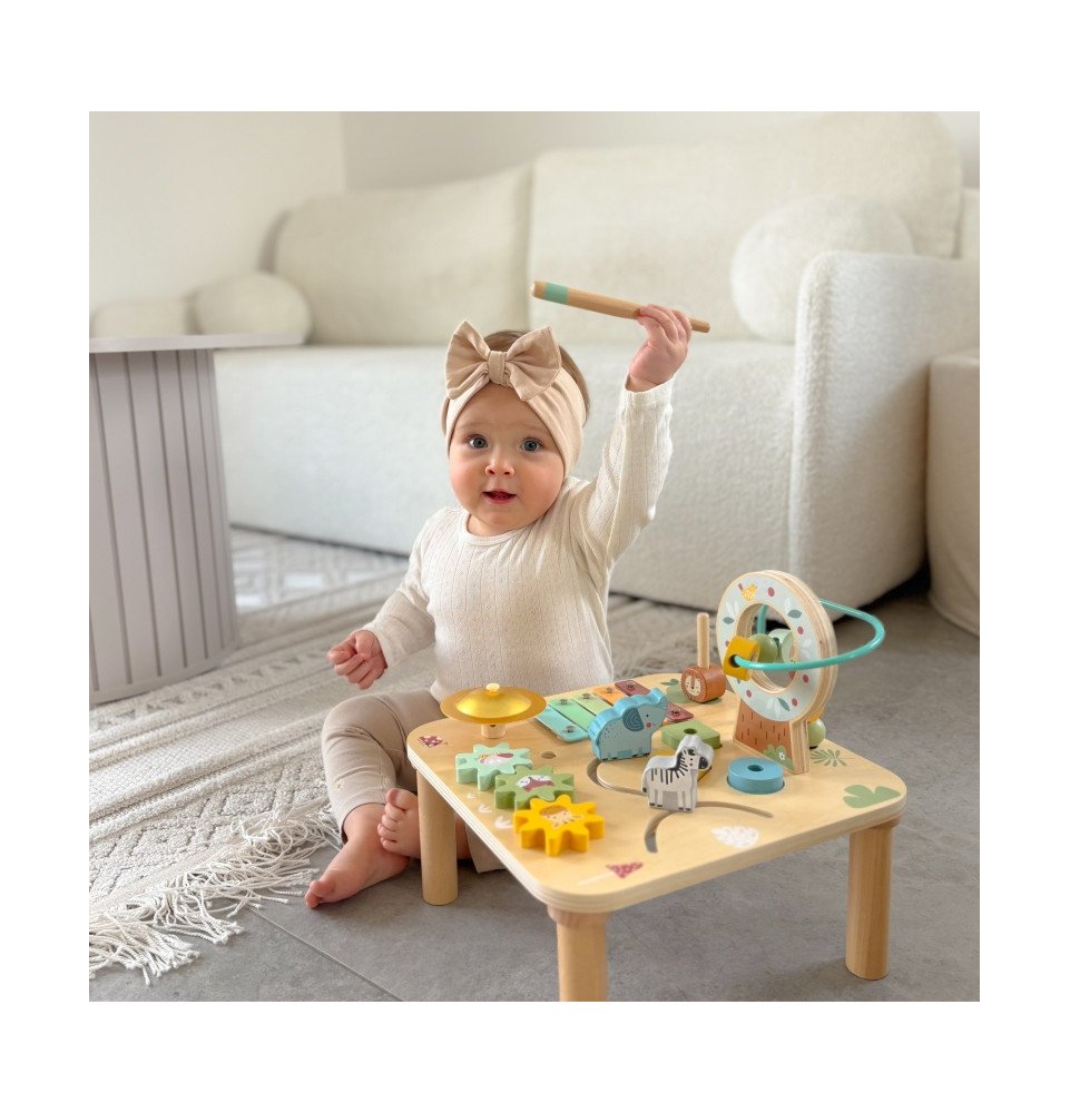 Medinis mokomasis stalas 5in1