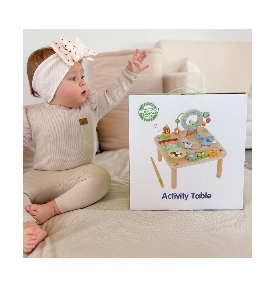 Medinis mokomasis stalas 5in1