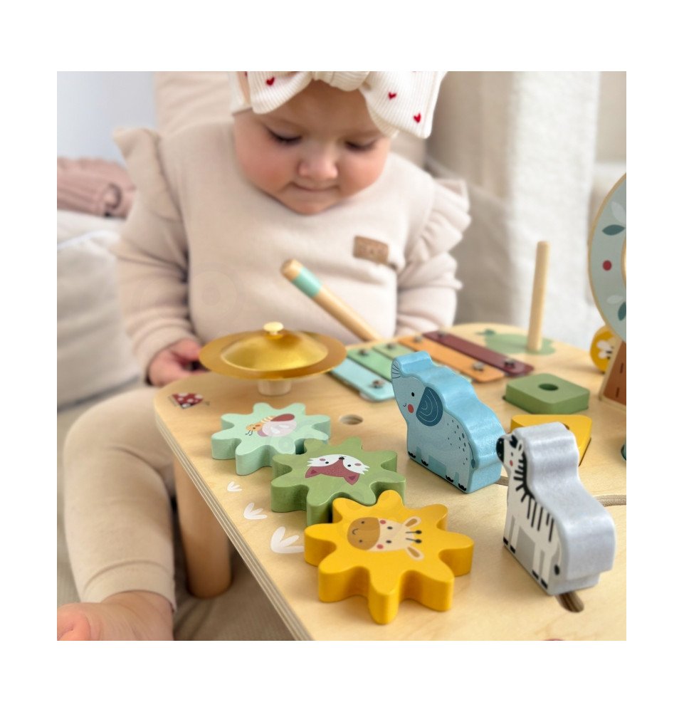 Medinis mokomasis stalas 5in1