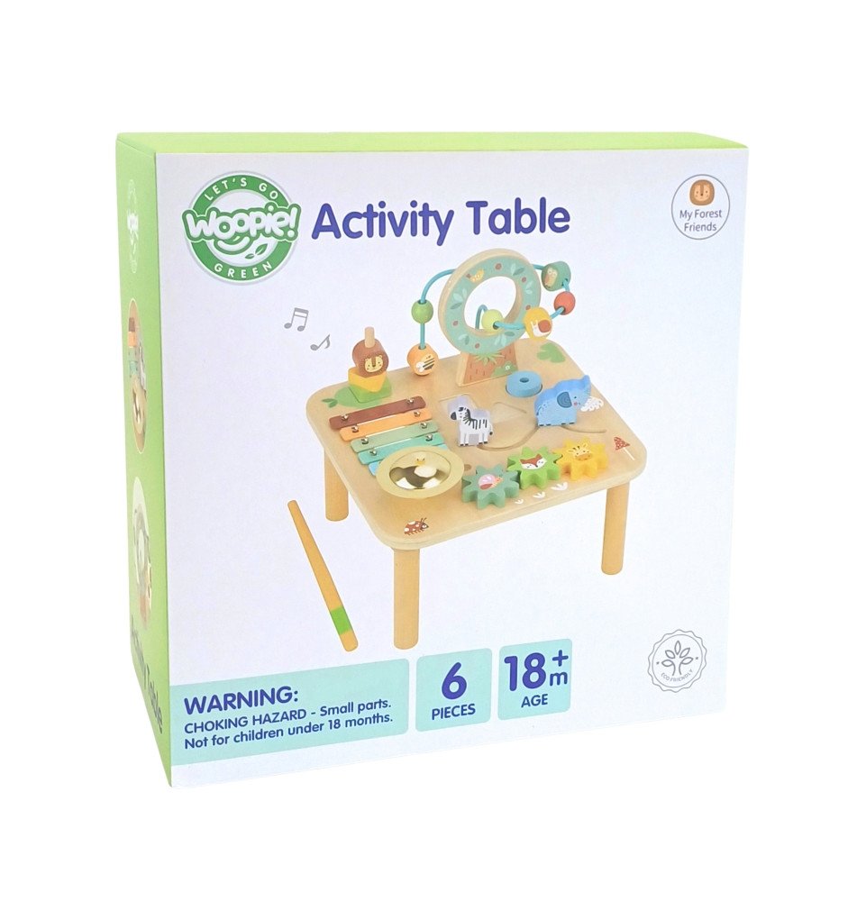 Medinis mokomasis stalas 5in1