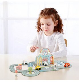 Nešiojamų automobiliukų rinkinys TOOKY TOY Set Mini City