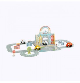Nešiojamų automobiliukų rinkinys TOOKY TOY Set Mini City
