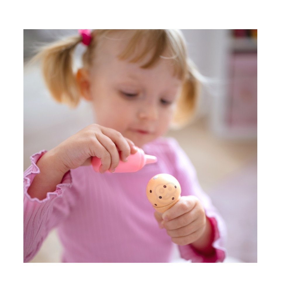 Medinis ledų kioskas su priedais