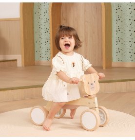 Medinis paspiriamas dviratukas Meškutis