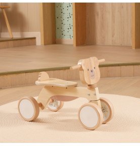 Medinis paspiriamas dviratukas Meškutis