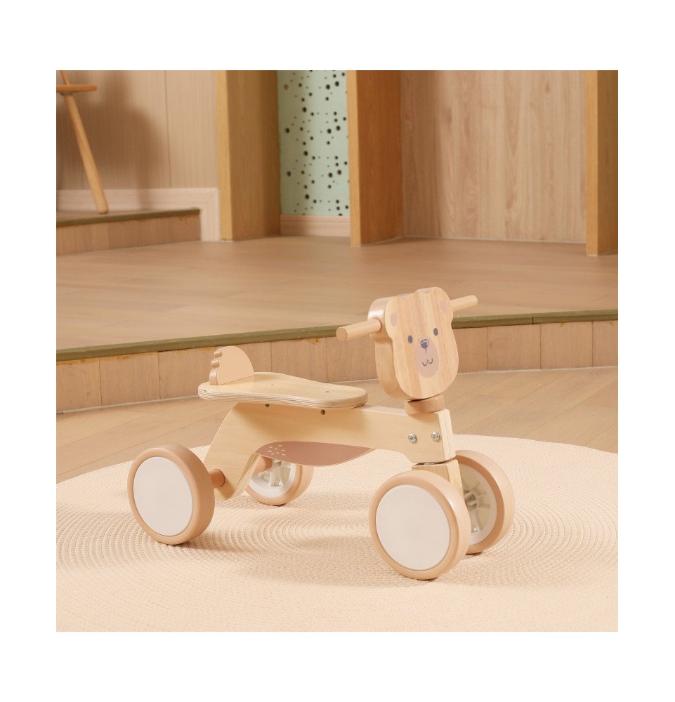 Medinis paspiriamas dviratukas Meškutis