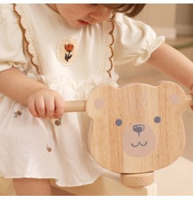 Medinis paspiriamas dviratukas Meškutis