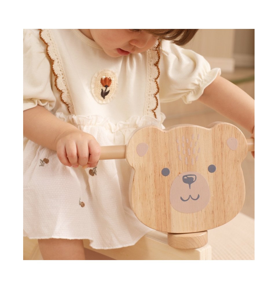 Medinis paspiriamas dviratukas Meškutis