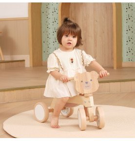 Medinis paspiriamas dviratukas Meškutis