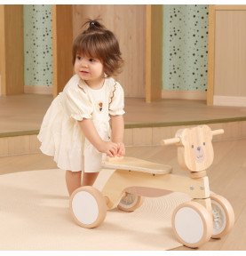 Medinis paspiriamas dviratukas Meškutis