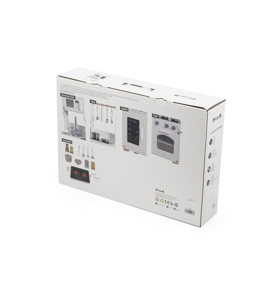 Medinė virtuvė su priedais