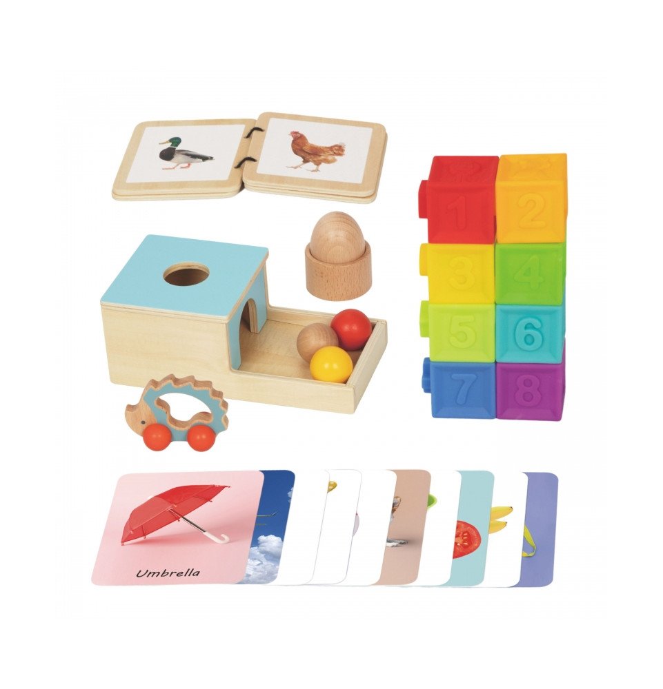 Montessori edukacinė dėžutė 6in1