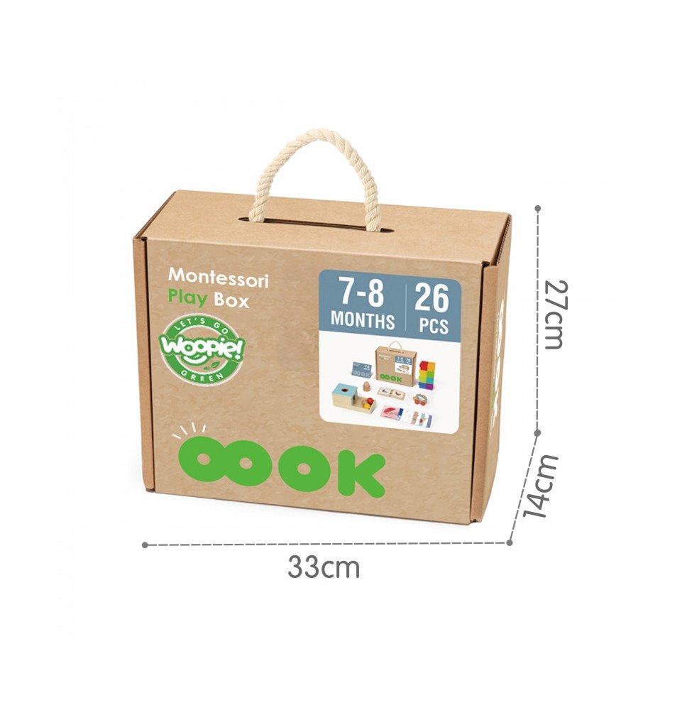 Montessori edukacinė dėžutė 6in1