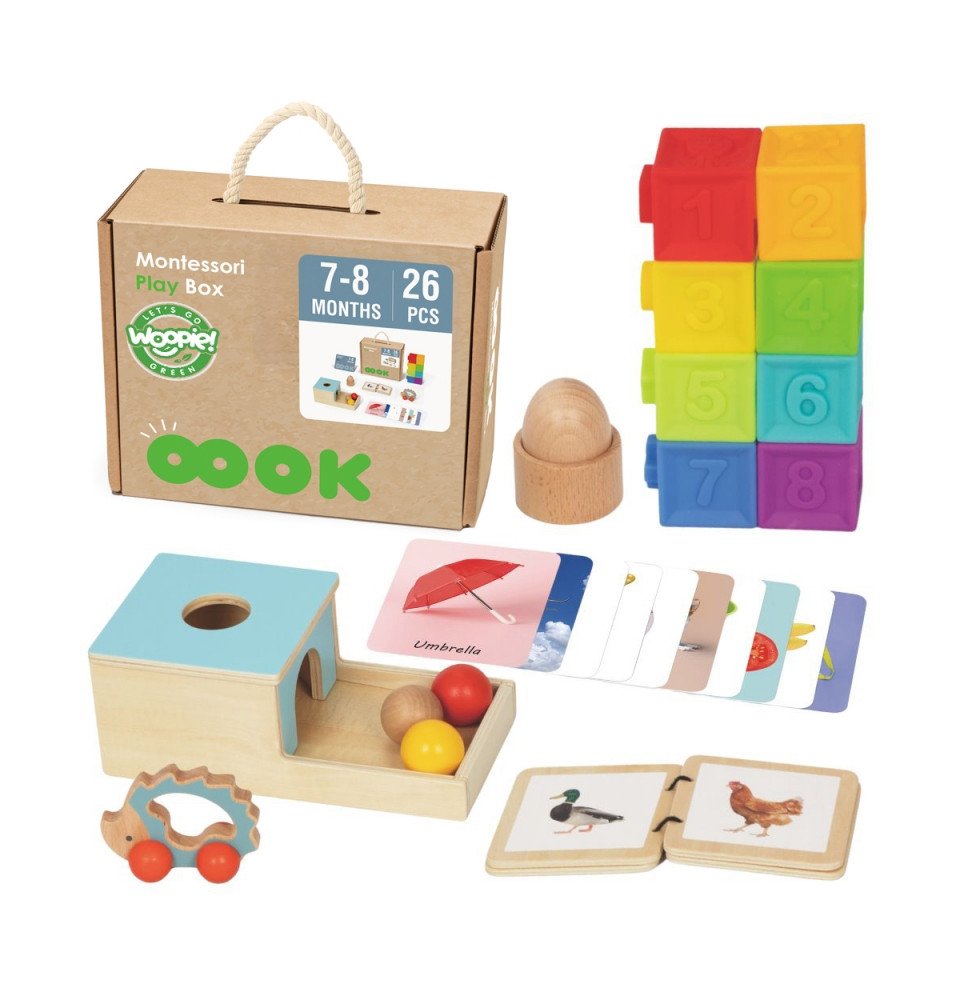 Montessori edukacinė dėžutė 6in1