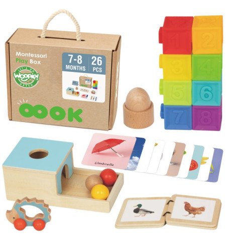 Montessori edukacinė dėžutė 6in1