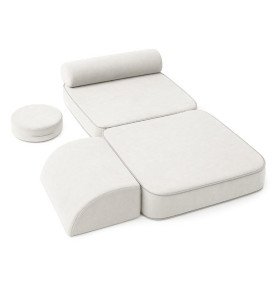 Vaikiška transformuojama sofa Cotton Cloud White