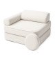 Vaikiška transformuojama sofa Cotton Cloud White