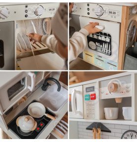 Medinė virtuvėlė „Woopie Green“