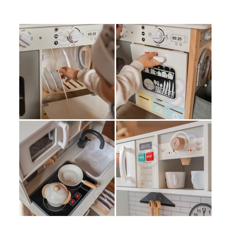 Medinė virtuvėlė „Woopie Green“