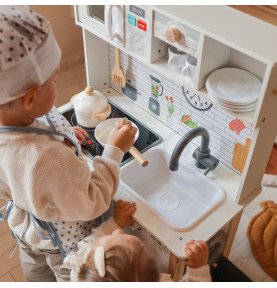 Medinė virtuvėlė „Woopie Green“