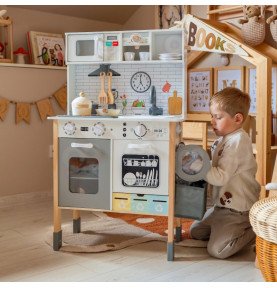 Medinė virtuvėlė „Woopie Green“