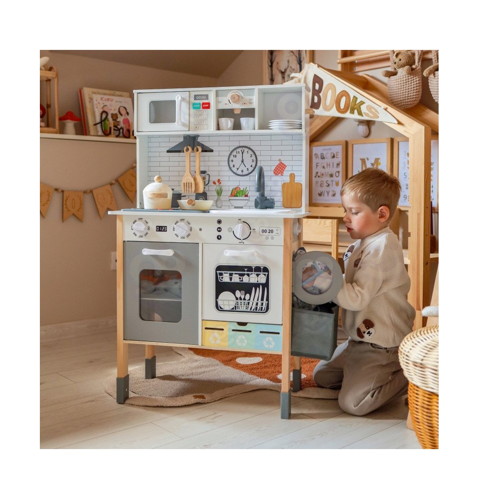 Medinė virtuvėlė „Woopie Green“